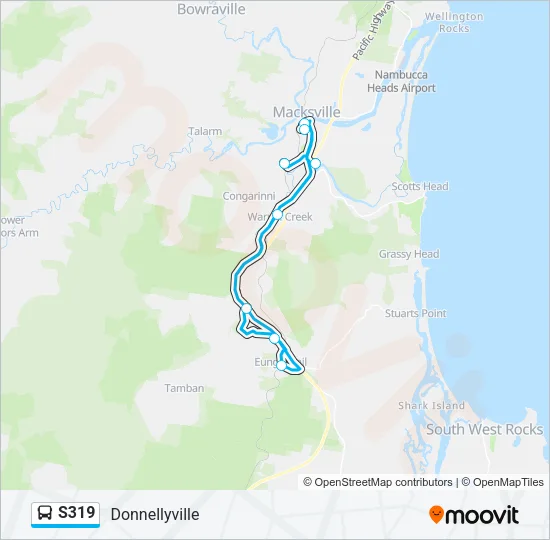 S319 Bus Line Map
