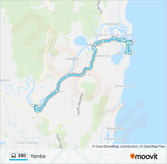 380  Line Map