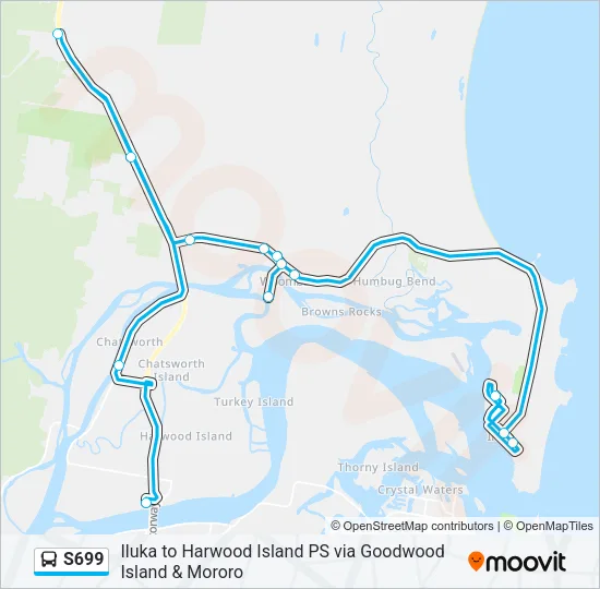 S699 Bus Line Map