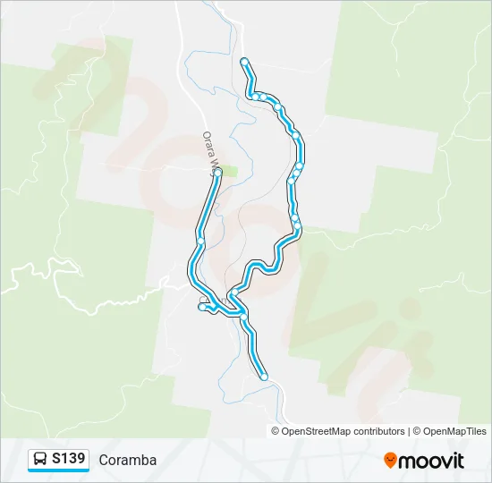 S139 Bus Line Map
