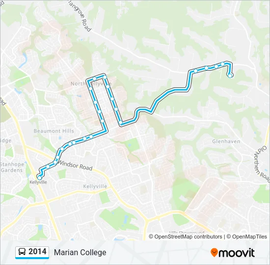 2014 Bus Line Map