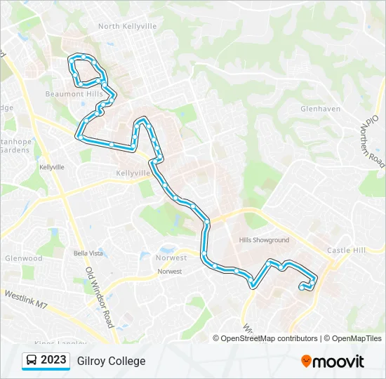 2023 Bus Line Map