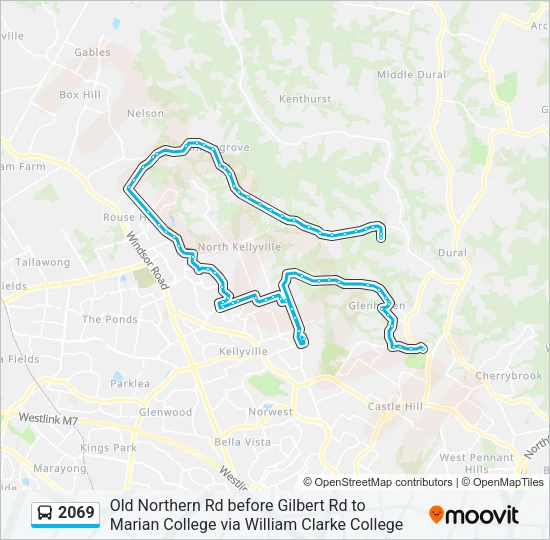 2069 Bus Line Map