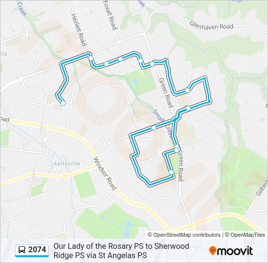 2074 Route: Schedules, Stops & Maps - Sherwood Ridge PS (Updated)