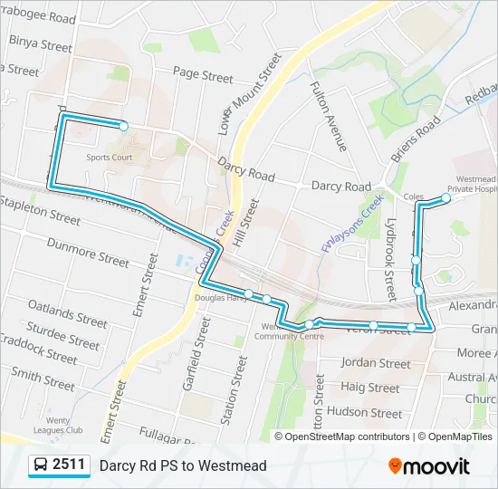 2511 Bus Line Map