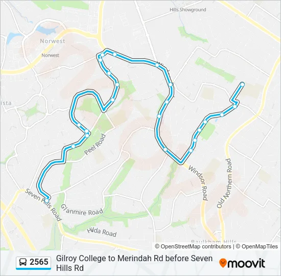 2565 Bus Line Map