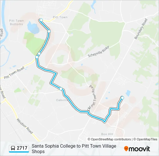 2717 Bus Line Map