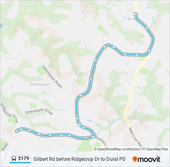 3179 bus Line Map