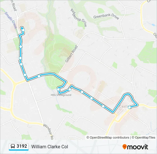 3192 Bus Line Map