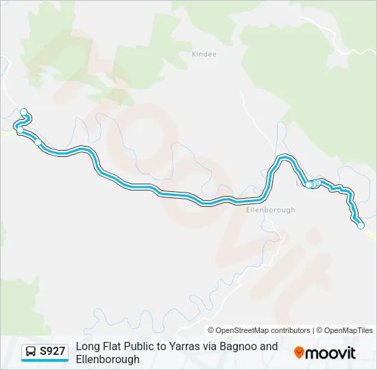 S927 Bus Line Map