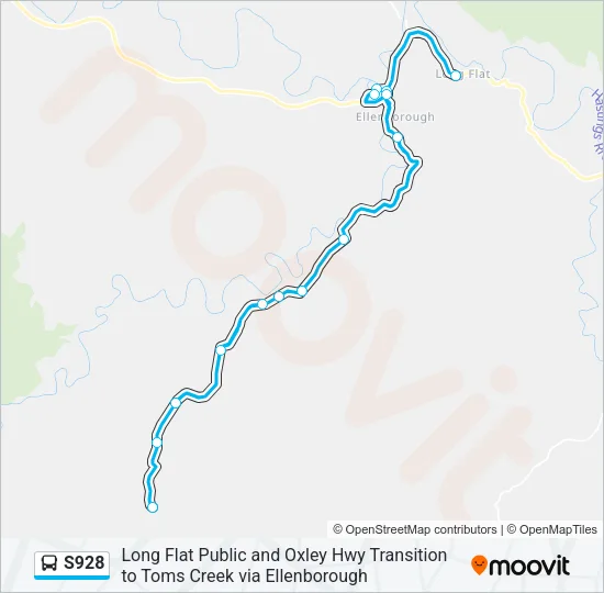 S928 Bus Line Map