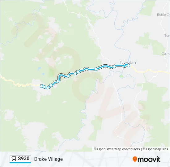 S930 Bus Line Map