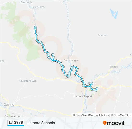 S978 Bus Line Map