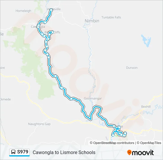 S979 Bus Line Map