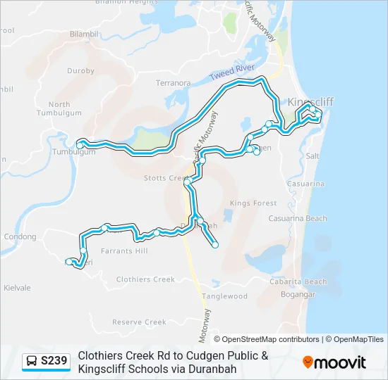 S239 Bus Line Map