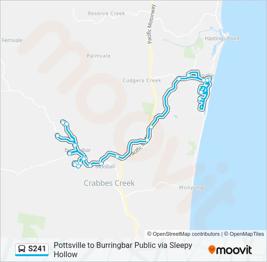 S241 Bus Line Map