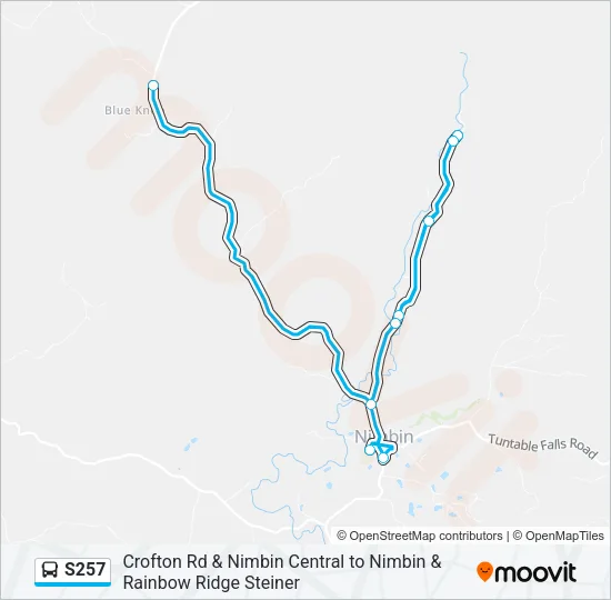S257 Bus Line Map