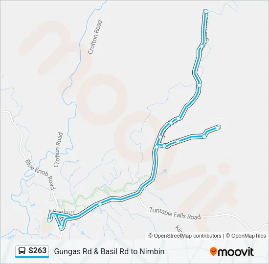 S263 Bus Line Map
