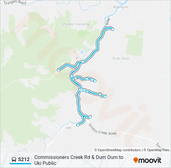 S212 Bus Line Map