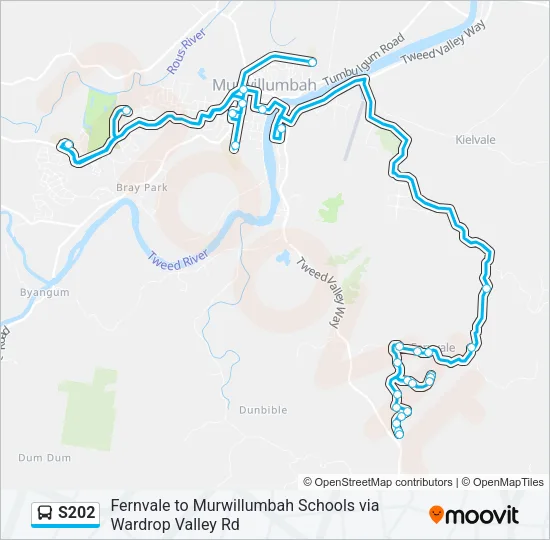 S202 Bus Line Map