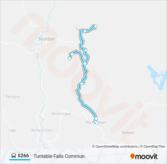 S266 Bus Line Map