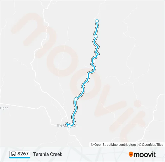 S267 Bus Line Map