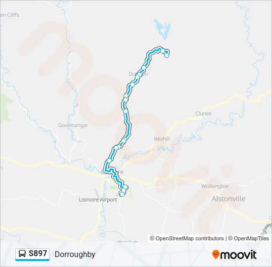 S897 Bus Line Map