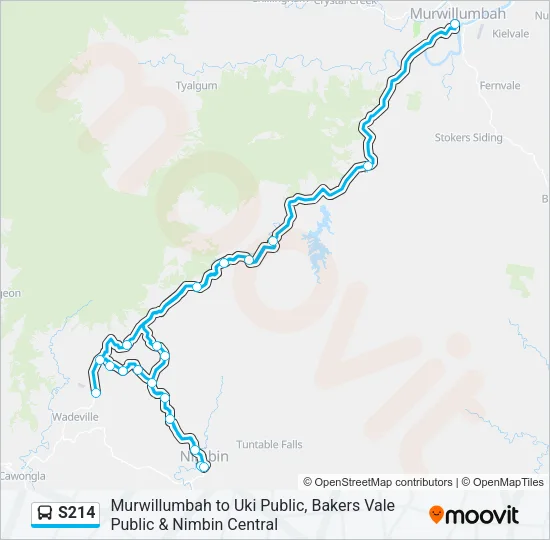S214 Bus Line Map