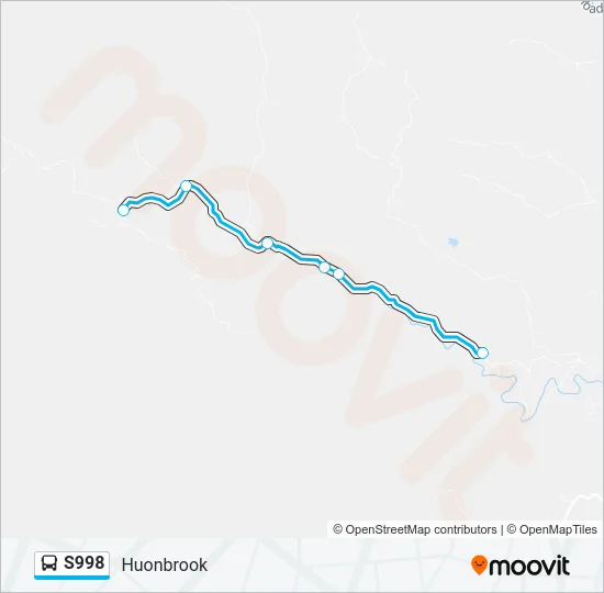 S998 Bus Line Map