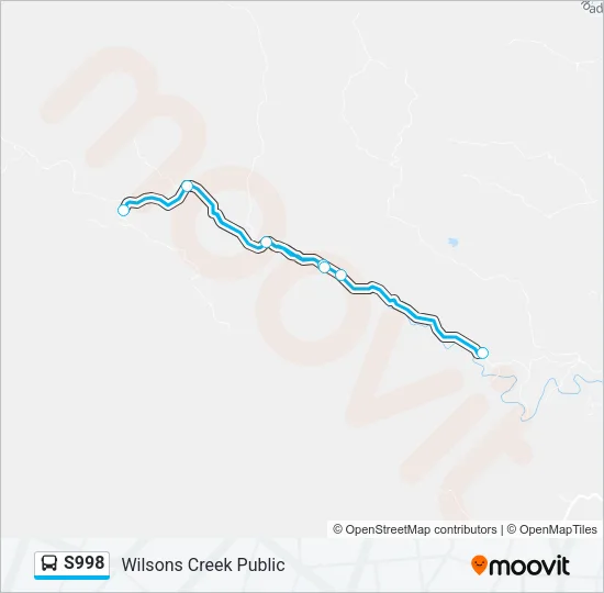 S998 Bus Line Map