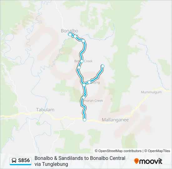 S856 Bus Line Map