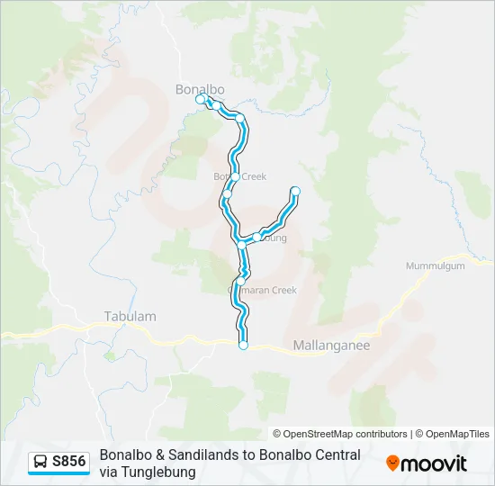S856 Bus Line Map