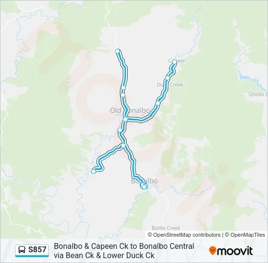 S857 Bus Line Map