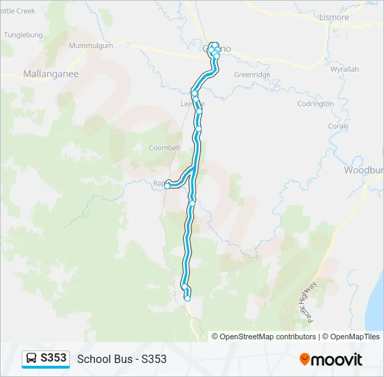 S353  Line Map