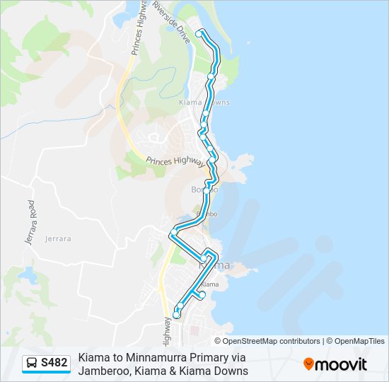 s482 Route: Schedules, Stops & Maps - Minnamurra Primary (Updated)