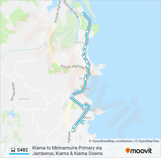 S482 Bus Line Map