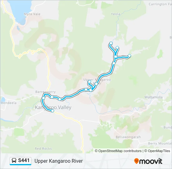 S441 Bus Line Map