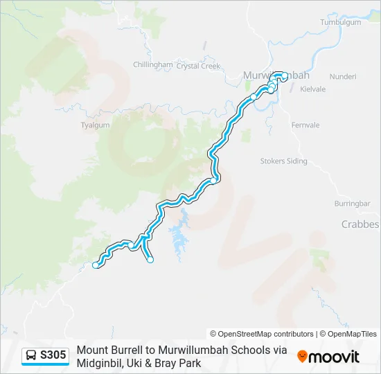 S305 Route: Schedules, Stops & Maps - Mount Burrell (Updated)