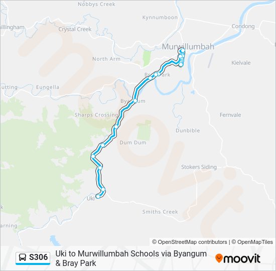 s306 Route: Schedules, Stops & Maps - Uki (Updated)