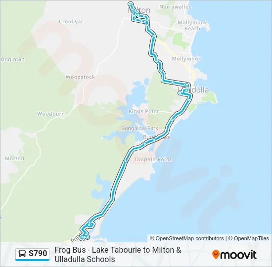 S790 Bus Line Map