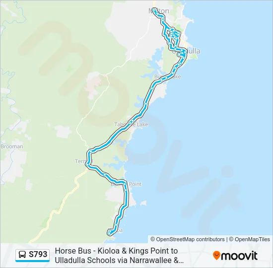 S793 Bus Line Map