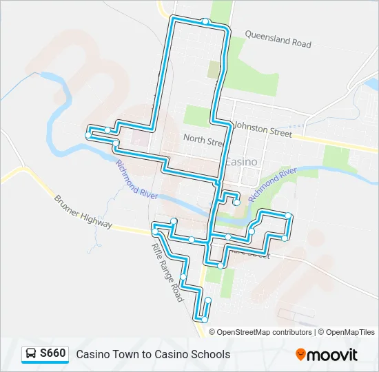 S660 Bus Line Map