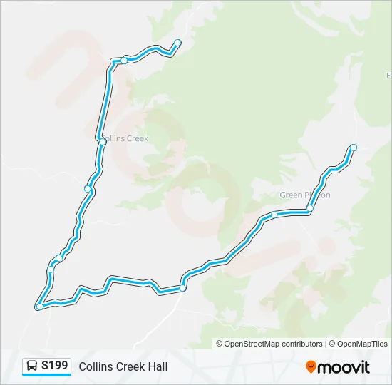 S199 Bus Line Map