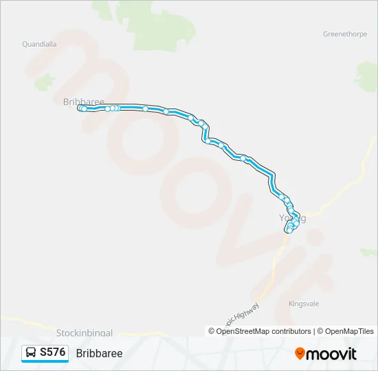 S576 Bus Line Map