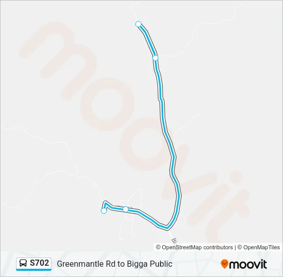 S702 Bus Line Map
