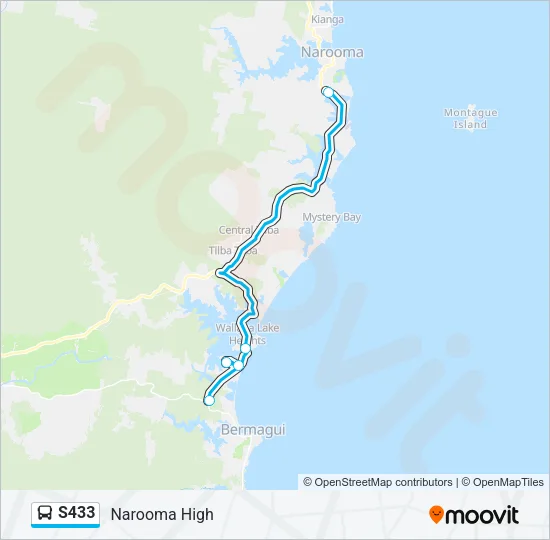 S433 Bus Line Map