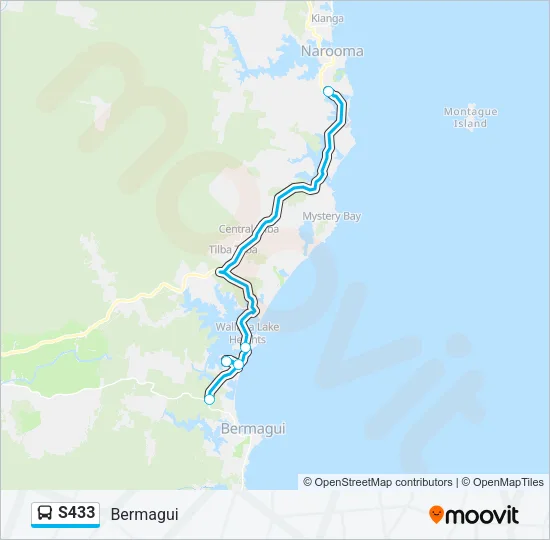 S433 Bus Line Map
