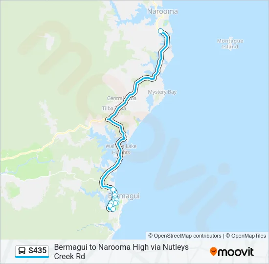 S435 Bus Line Map