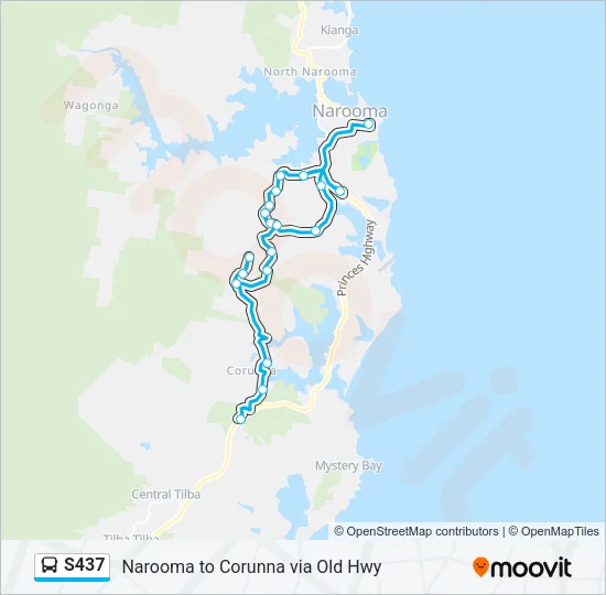 S437 Bus Line Map
