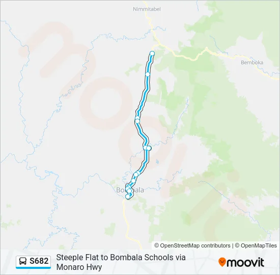 S682 Bus Line Map